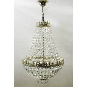 Pendelleuchte Cupola Gold Metall/Glas - Gold - 3-flammig