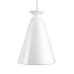 Lampada a sospensione Curve Metallo Bianco 1 luce