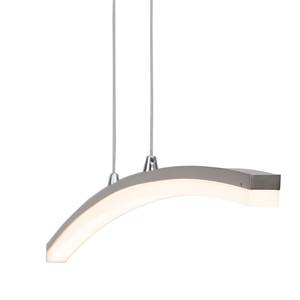 Hanglamp Curved metaal/zilverkleurig kunststof 1 lichtbron