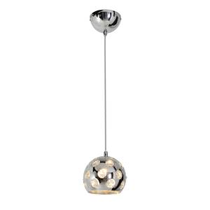 Suspension Diamond by Näve Métal / Matériau synthétique Argenté 1 ampoule