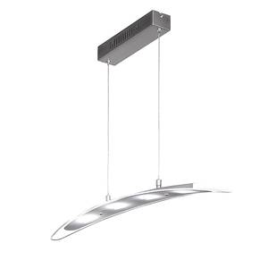 Hanglamp DIJON metaal/glas 4 lichtbronnen