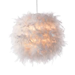 Hanglamp Ducky II papier/veren - wit - 1 lichtbron