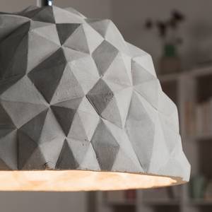 Hanglamp Elrose beton/metaal - 1 lichtbron