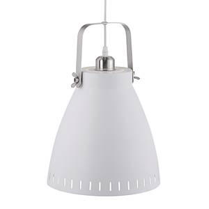 Hanglamp Eva Shine staal - 1 lichtbron - Wit