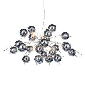 Lampada a sospensione Explosion Color argento Acciaio inox 10 luci