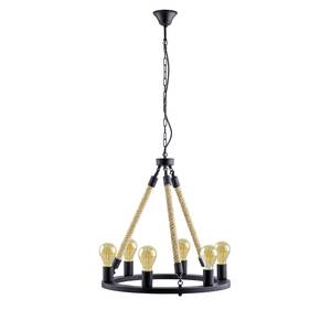 Hanglamp Findlay staal - 6 lichtbronnen