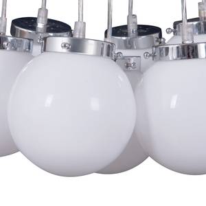 Hanglamp Fiocca glas/metaal - 7 lichtbronnen