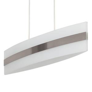 Hanglamp First metaal/zilverkleurig glas 4 lichtbronnen