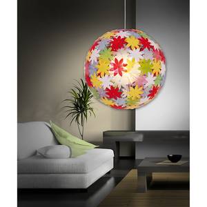 Lampada a sospensione Flower Bowl Materiale sintetico Multicolore 1 luce