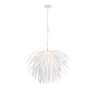 Lampada a sospensione Flower Meadow Materiale sintetico Bianco 1 luce