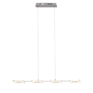 Suspension Gate Métal / Matériau synthétique Argenté 1 ampoule