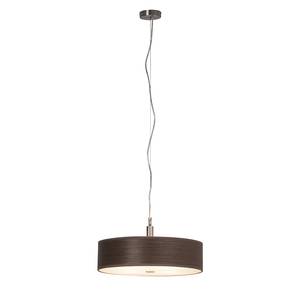 Hanglamp Gentle metaal/bruin glas 4 lichtbronnen