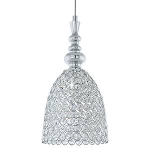 Hanglamp Gillingham kristalglas/staal - 1 lichtbron