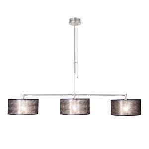 Suspension avec armatures Gramineus 3 ampoules Nickel mat