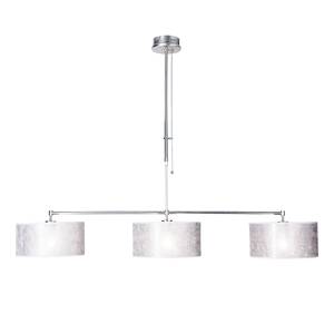 Suspension avec armatures Gramineus 3 ampoules Nickel mat