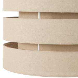 Hanglamp Hek katoen/metaal - 1 lichtbron - Beige