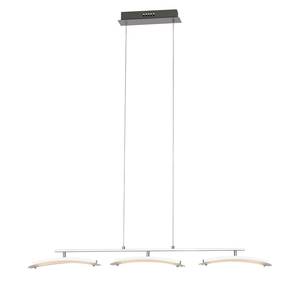 LED-hanglamp Ice Glass glas/metaal - 3 lichtbronnen