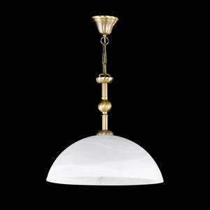 Hanglamp Imke metaal/goudkleurig glas 1 lichtbron