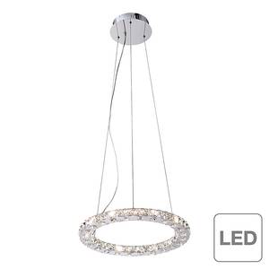 LED-Pendelleuchte Jola Chrom/ Kristall - Silber