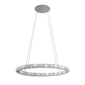 Suspension LED Jola Acier / Fer Argenté