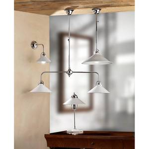 Lampada a sospensione Ceramica Bianco 1 luce