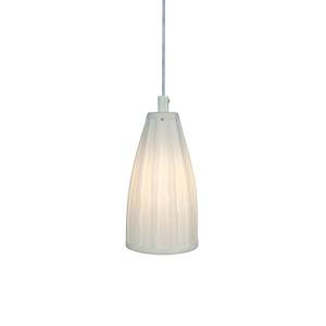 Lampada a sospensione Ceramica Bianco 1 luce