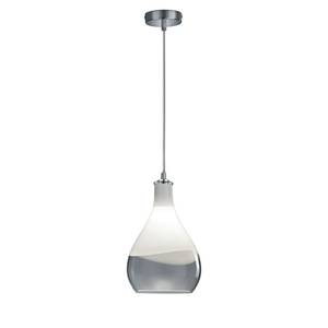 Hanglamp Kingston glas/metaal - 1 lichtbron