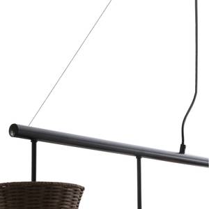 Hanglamp Kingsville rotan/ijzer - 4 lichtbronnen