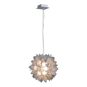 Lampada a sospensione Lily Metallo/Conchiglia Beige 1 luce