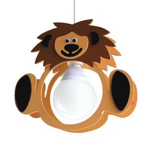 Lampada a sospensione Leone Legno 1 luce