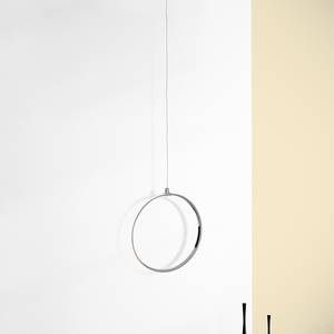 Lampada a sospensione Loop Line by Näve Metallo/Materiale sintetico Color argento 1 luce