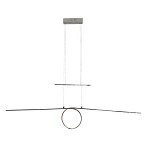 Hanglamp Loop Line by Näve zilverkleurig metaal