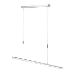 Hanglamp Ludo aluminium zilverkleurig 4 lichtbronnen