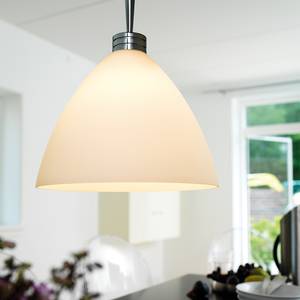 Lampada da sospensione Maxi Dove Vetro Bianco 1 luce