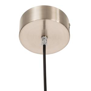 Hanglamp Modis geweven stof/ijzer - 1 lichtbron - Kiezelkleurig