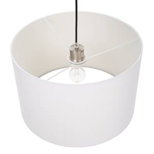 Hanglamp Modis geweven stof/ijzer - 1 lichtbron - Wit