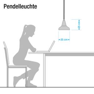 Lampada a sospensione Moto Effetto cemento 1 luce