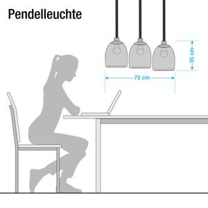 Hanglamp Norrmalm Trio koper 3 lichtbronnen