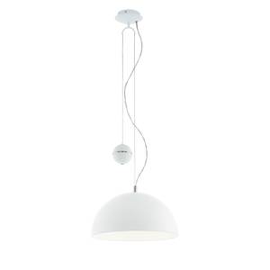 Hanglamp Pacheco staal - 1 lichtbron - Wit