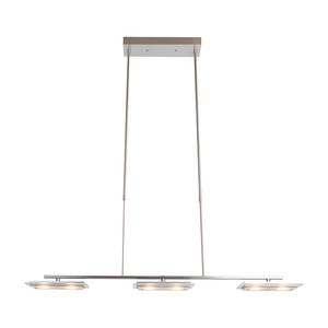 LED-Pendelleuchte Pallada 6-flammig Nickel matt