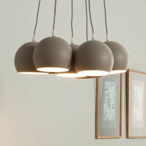 Hanglamp Pallino grijs/wit 7 lichtbronnen