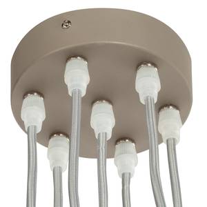 Suspension Pallino Gris / Blanc 7 ampoules