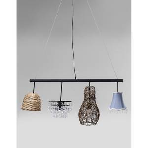 Hanglamp Parecchi Mix I rotan/metaal - 4 lichtbronnen