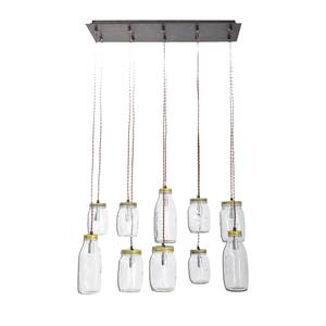 Suspension Pinhead by Näve Métal / Verre Marron 10 ampoule