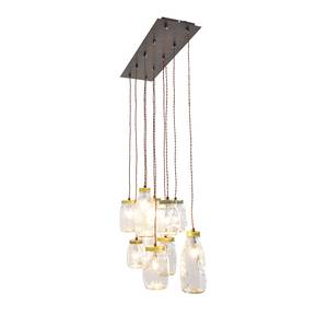 Suspension Pinhead by Näve Métal / Verre Marron 10 ampoule