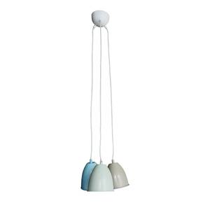 Hanglamp Pinhead by Näve meerkleurig metaal 3 lichtbronnen