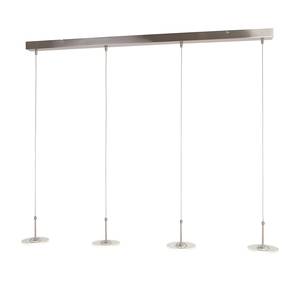 LED-Pendelleuchte Santander 4-flammig Nickel matt