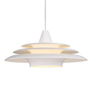 Lampada a sospensione Saturn Metallo Bianco 1 luce