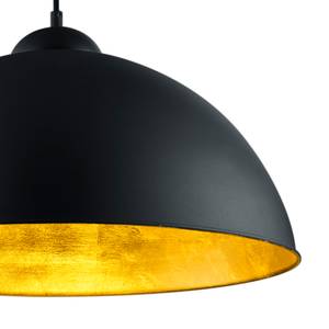 Lampada a sospensione Kumamoto II Metallo - 1 luce - Nero / Oro