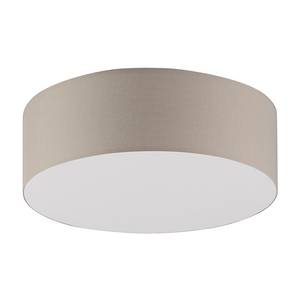 Hanglamp Shade I ijzer/stof - 3 lichtbronnen - Beige/bruin - Diameter lampenkap: 40 cm